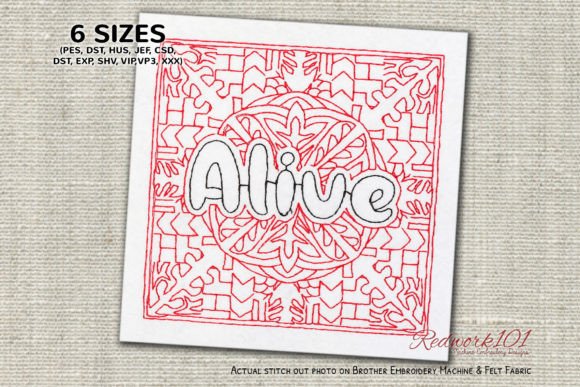 Alive Word Bluework Embroidery: A Designer's Review