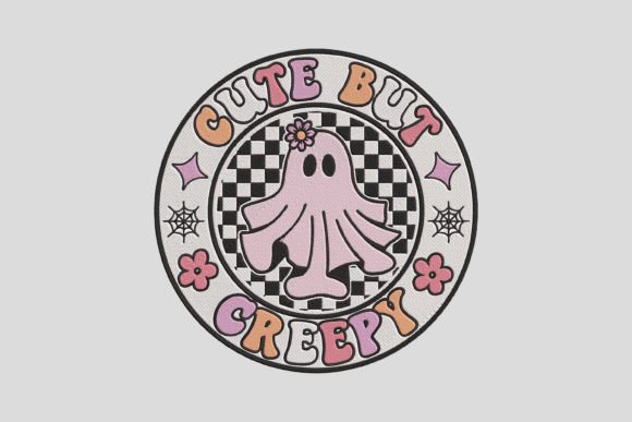 Cute but Creepy Embroidery Design