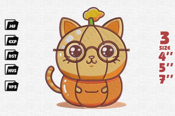 Cute Cat Pumpkin Embroidery: A Designer's Craft Fair Review