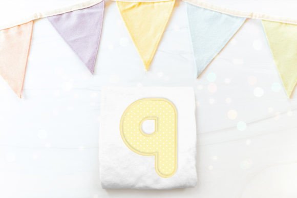 Cute Round Number 9 Applique Embroidery Review