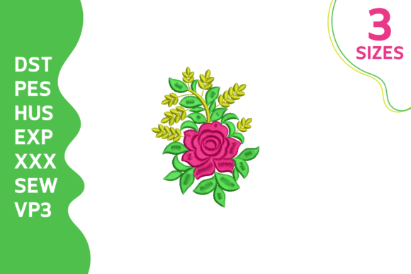 Elegant Rose Floral Embroidery Design Review