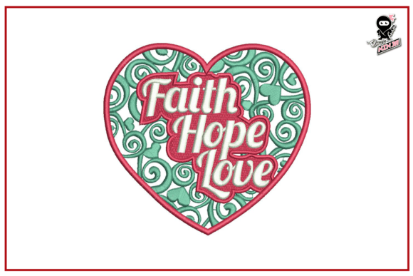 Faith Hope Love Religious Embroidery Design Review