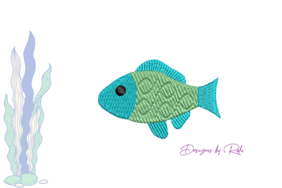 Fish Machine Embroidery Design: 5 Sizes Review