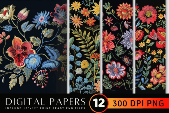 Review: Botanical Embroidery Floral Pattern for Business