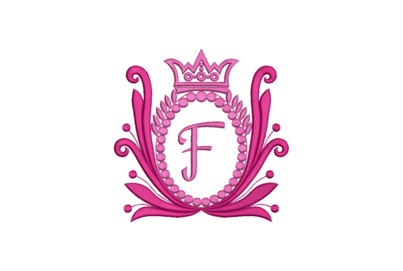 Review: Elegant Crown Embroidery Design Letter F