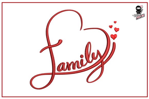 Review: Family, Love Heart Embroidery Design for Makers