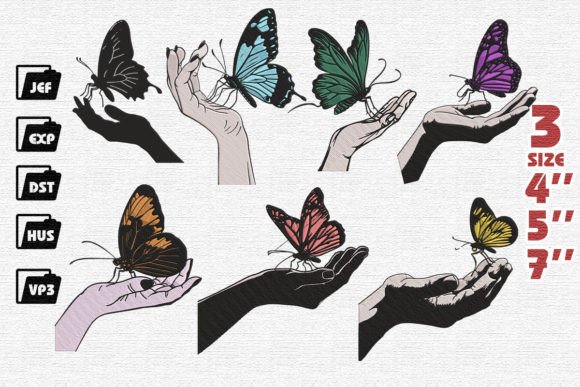 Review: Hand Holding Butterfly Embroidery for Boutique Apparel