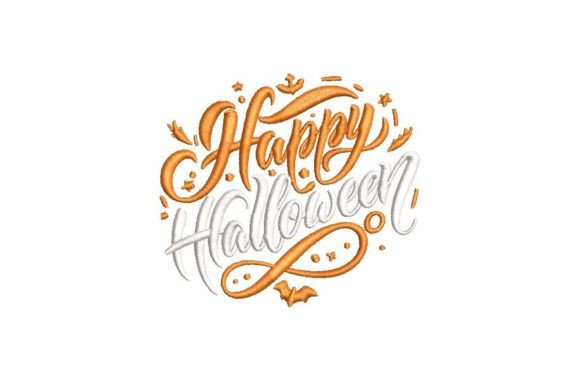 Review: Happy Halloween Scripture Embroidery for Holiday Sales