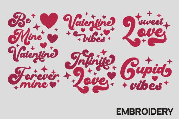 Review: Set 6 Valentine Embroidery Designs for Pros