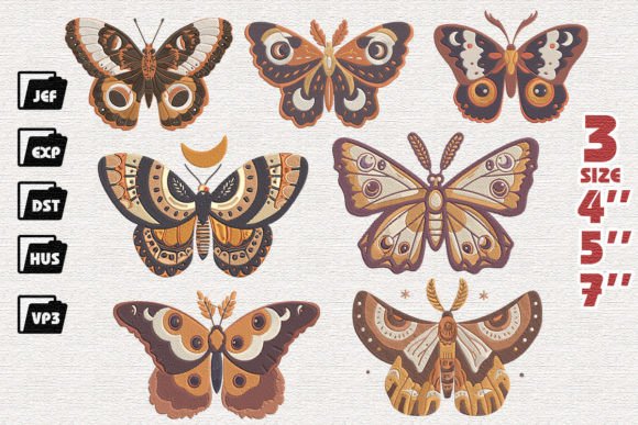 Review: Set of 7 Boho Butterfly Embroidery for Holidays