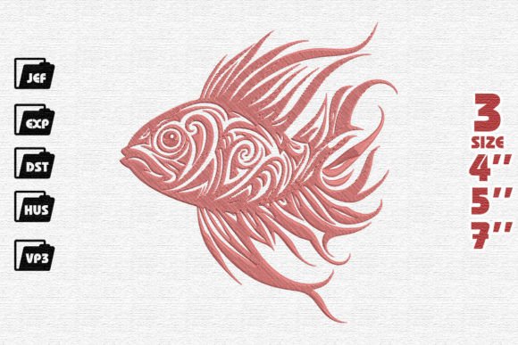 Tribal Fish Embroidery: A Designer's Review for Brand Merch